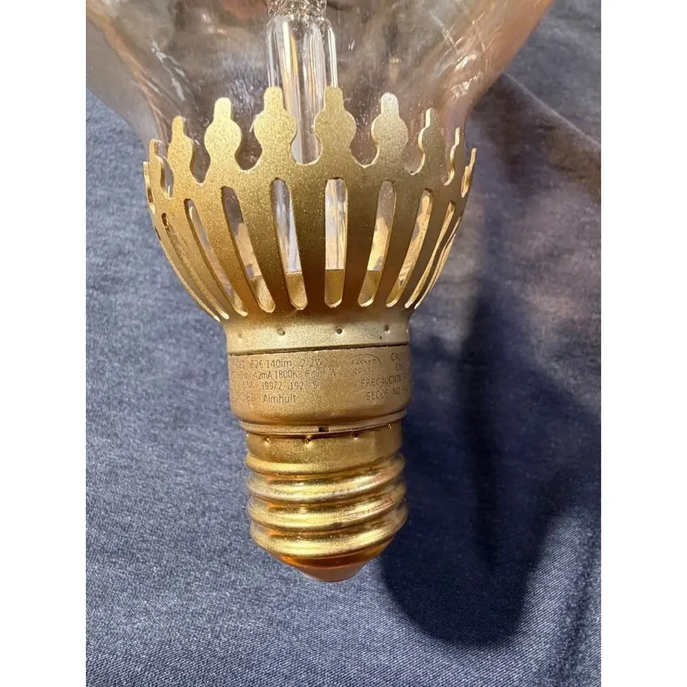 💡 IKEA Oversized MOLNART Decorative LED Edison Bulb – Giant Clear Glass – E26